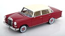 ノレブ 1/18 メルセデス ベンツ 200 W110 サルーン 1966 レッド/クリーム 開閉NOREV 1:18 Mercedes Benz 200 W110 Saloon 1966 red creme
