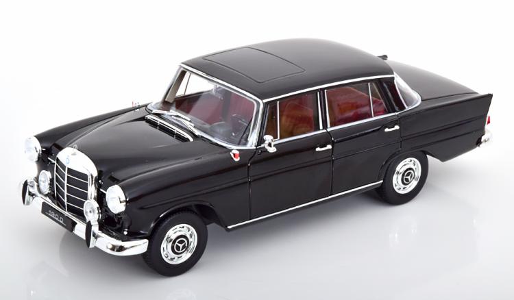 mu 1/18 ZfXExc 190D W110 1964 ubN 500 JNOREV 1:18 Mercedes-Benz 190D W110 1964 black Limited Edition 500 pcs exclusively for Modelissimo