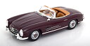 ノレブ 1/18 メルセデス ベンツ 300 SL ロードスター 取り外し可能ハードトップ付き 1957 ダークレッド 開閉NOREV 1:18 Mercede...