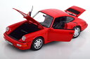 ノレブ 1/18 ポルシェ 911 (964) カレラ 2 クーペ 1990 レッド 開閉Norev 1:18 Porsche 911 (964) Carrera 2 Coupe 1990 red