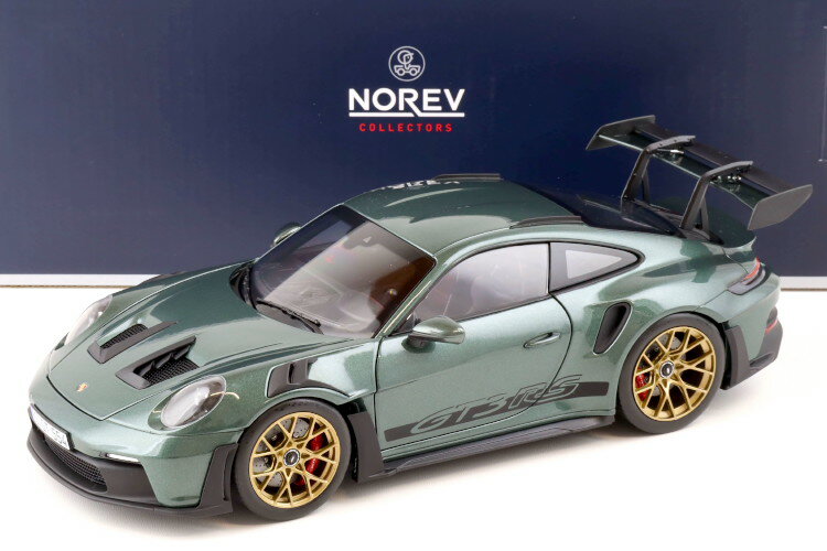 ノレブ 1/18 ポルシェ 911 (992) GT3 RS 2022 ダークグリーンメタリック 504台限定Norev 1:18 Porsche 911 (992) GT3 RS 2022 darkgreen-metallic Limited Edition 504 pcs