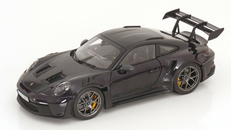 mu 1 18 |VF 911 992 GT3 RS @CUbn pbP[W 2022 p[v^bN 504Norev 1:18 Porsche Porsche 911 992 GT3 RS Weissach Package 2022 purple-metallic Limited Edition 504 pcs