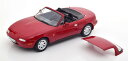 ノレブ 1/18 マツダ MX-5 ロードスター リムーバブル ハードトップ 1989 レッドNorev 1:18 Mazda MX-5 Roadster with removable Hardtop 1989 red