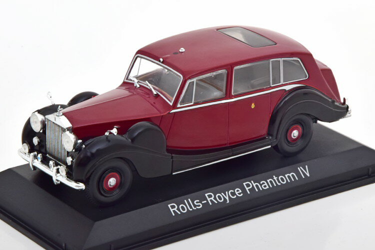 ノレブ 1/43 ロールス・ロイス ファントム 4 1952 ダークレッドNorev 1:43 Rolls Royce Phantom 4 1952 darkred