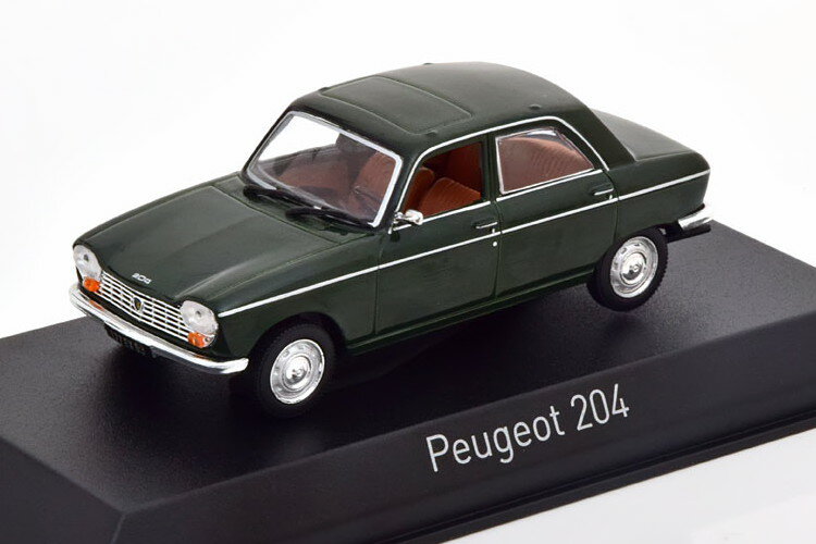 ノレブ 1/43 プジョー 204 サルーン 1966 ダークグリーンNorev 1:43 Peugeot 204 Saloon 1966 darkgreen