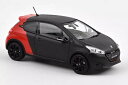 ノレブ 1/43 プジョー 208 GTi 2014 ブラック/レッドNOREV 1:43 Peugeot 208 GTi 2014 BLACK RED