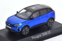 ノレブ 1/43 プジョー 3008 GT 2021 ブルーメタリックNorev 1:43 Peugeot 3008 GT 2021 bluemetallic