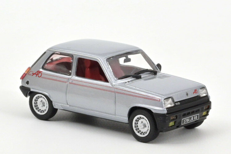 mu 1/43 m[ R5 As[k 1980 Vo[Norev 1:43 Renault R5 Alpine 1980 SILVER