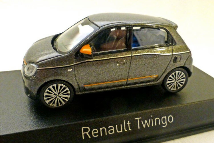 ノレブ 1/43 ルノー トゥインゴ グレーメタリック 2019Norev 1:43 Renault Twingo Grey Metallic 2019