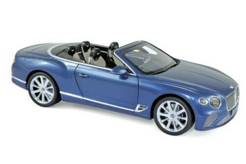 mu 1/18 xg[ R`l^ GTC JuI 2019 NX^u[ BENTLEY - CONTINENTAL CABRIOLET CRYSTAL BLUE