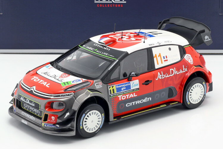 ノレブ 1/18 シトロエン C3 WRC 2018 #11 メキシコラリー 2018 Citroen C3 WRC Rally Mexico Sebastien Loeb, Daniel Elena