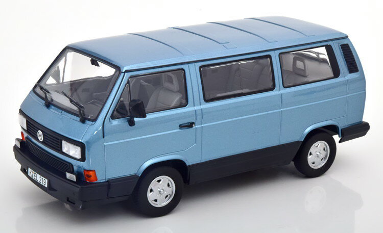 ノレブ 1/18 フォルクスワーゲン T3 バス マルチバン 1990 メタリックライトブルー Norev 1:18 VW T3 Bus Multivan 1990 lightblue-metallic