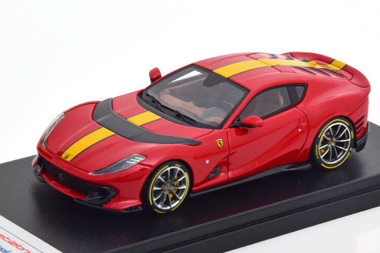 bNX}[g 1/43 tF[ 812 RyeBV 2021 bh CG[Looksmart 1:43 Ferrari 812 Competizione 2021 red yellow