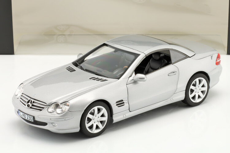 mu 1/18 ZfXExc SL 500 (R230) 2001-2006 uAgVo[ JNOREV 1:18 Mercedes-Benz SL 500 (R230) 2001-2006 brilliant silver