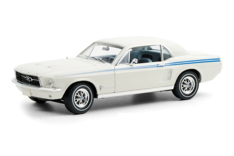 Greenlight 1/18 tH[h USA }X^O N[y 1967 zCgGreenlight 1:18 FORD USA MUSTANG COUPE 1967 WHITE