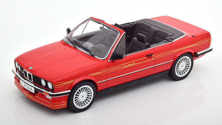 MCG 1/18 BMW Asi C2 2.7 JuI 1986 bhMCG 1:18 BMW Alpina C2 2.7 Cabriolet 1986 rot