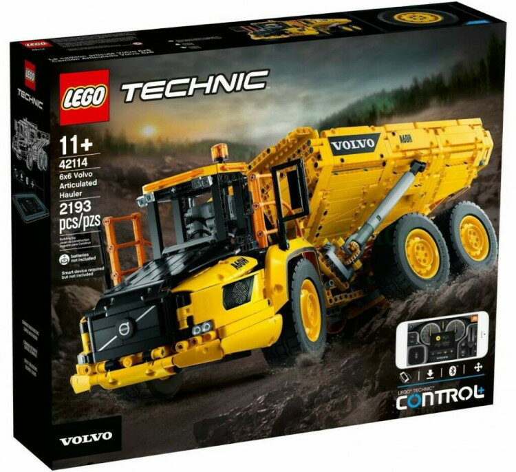 S eNjbN Knickgelenkter {{ _p[ 6x6 LEGO Technic Knickgelenkter Volvo Dumper 6x6