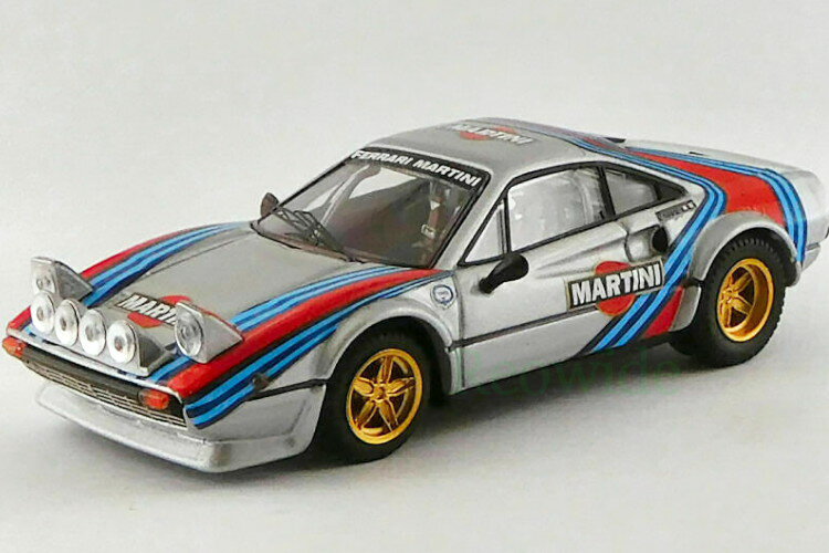 xXgf 1/43 tF[ 308GTB Gr.4 [ }eBj [VO I[gr JEV V[ 2018 t Wp BEST MODEL 1:43 FERRARI 308GTB Gr.4 RALLY MARTINI RACING AUTOMOBILE COUNCIL SHOW 2018 CHIBA JAPAN