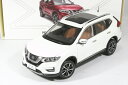 日産特注 パウディ 1/18 日産 エクストレイル 2018 ホワイト NISSAN X-TRAIL 開閉