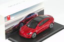 テスラ特注 Burago 1/43 テスラ モデル3 レッドTesla Model 3