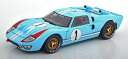 Shelby Collectibles 1/18 フォード GT40 MK 2 1番 優勝 ル マン24時間耐久レース 1966 映画フォードvsフェラーリ Shelby Collectibles 1:18 Ford GT40 MK II No 1 The Real Winner 24h Le Mans 1966 Miles/Hulme from the movie Le Mans 66