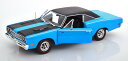 Ertl/Auto World 1/18 プリムス ロードランナー 1969 ブルー/マットブラック Ertl/Auto World 1:18 Plymouth...