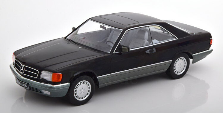 KK-SCALE 1/18 メルセデス 560 SEC C126 1985 ブラック 1000台限定 KK-Scale 1:18 Mercedes 560 SEC C126 1985 black Limited Edition 1000 pcs