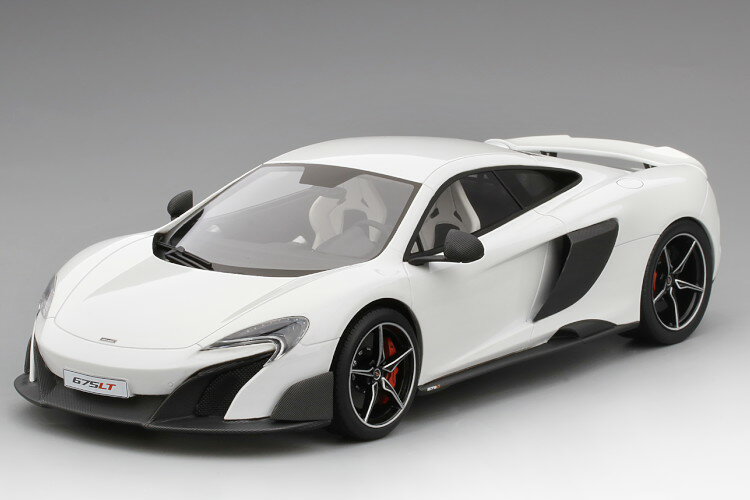 TOP SPEED 1/18 }N[ 675LT VJ zCg 999 TOP SPEED 1:18 McLaren 675LT Silica White Limited999 pcs