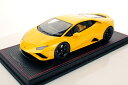 MR-MODELS 1/18 ランボルギーニ ウラカン EVO RWD 2019 ショーケース付き イエロー 49台限定 MR-MODELS 1:18 LAMBORGHINI HURACAN EVO RWD 2019 WITH SHOWCASE YELLOW LIMITED 49 ITEMS