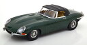 KK-SCALE 1/18 ジャガー Eタイプ 1 シリーズ RHD コンバーチブル クローズド 1961 ダークグリーン 500台限定 KK-Scale 1:18 Jaguar E-Type Series 1 RHD Convertible closed 1961 darkgreen Limited Edition 500 pcs