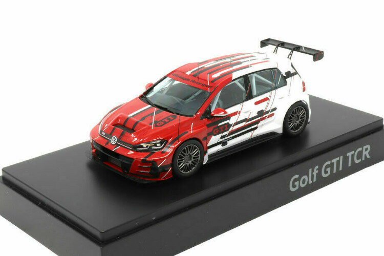 VW 1/43 tHNX[Q St GTI TCR c[OJ[ 2018 bh zCg1:43 Volkswagen Golf GTI TCR Touring Car 2018 RED WHITE