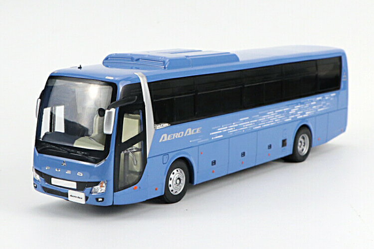 ATLAS 1/43 三菱 ふそう エアロエース バス ブルー ATLAS 1/43 MITSUBISHI FUSO AERO ACE BUS BLUE