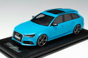 Motorhelix 1/18 アウディ A6 RS6 アバント 2017 ライトブルー 66台限定 Motorhelix 1:18 AUDI A6 RS6 AVANT 2017 LIGHT BLUE IMITED 66 ITEMS