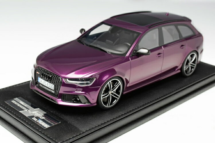 Motorhelix 1/18 AEfB A6 RS6 Aog 2017 ^bNp[v 66 Motorhelix 1:18 AUDI A6 RS6 AVANT 2017 PURPLE MET IMITED 66 ITEMS