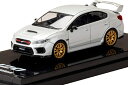 HOBBY JAPAN 1/64 スバル WRX STI EJ20 ファイナルエディション クリスタルホワイトパール EJ20エンジンディスプレイモデル付