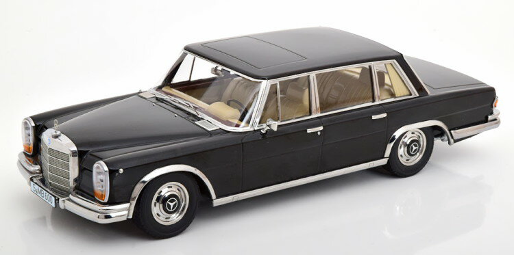 KK-SCALE 1/18 ZfX 600 SWB W100 1963 ubN KK-Scale 1:18 Mercedes 600 SWB W100 1963 black