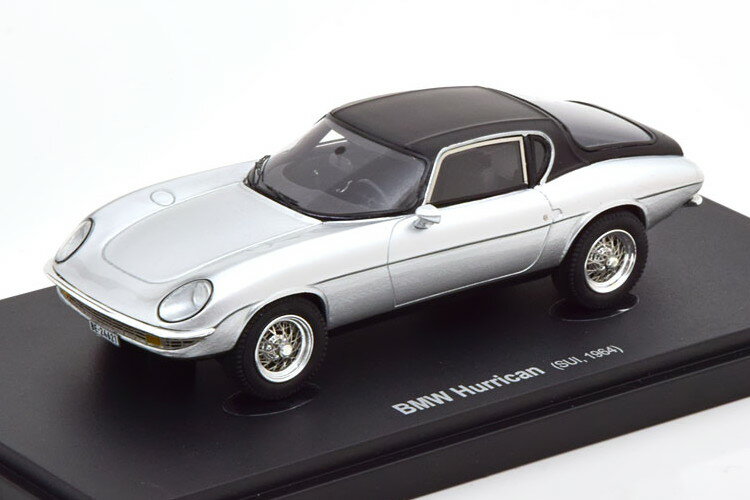 アベニュー43 1/43 BMW ハリケーン ドイツ 1964 シルバーブラック 333台限定 AVENUE43 1:43 BMW HURRICAN GERMANY 1964 SILVER BLACK LIMITED 333 ITEMS