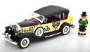 Ertl/Auto World 1/18 キャデラック V16 スポーツ フェートン モノポリー 1932 ベージュErtl/Auto World 1:18 Cadillac V16 Sports Phaeton Mr. Monopoly 1932 beige schwarz mit Figur