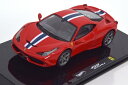 ホットウィール エリート 1/43 フェラーリ 458 スペチアーレ クーペ 2013 レッドHot Wheels Elite 1:43 Ferrari 458 Speciale Coupe 2013 red