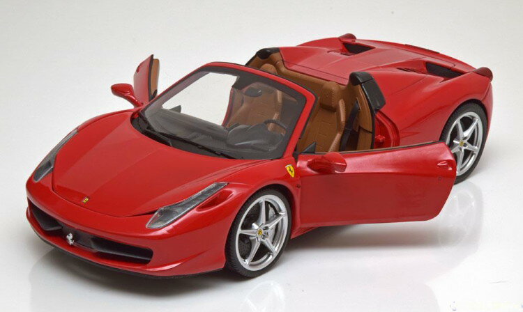 ホットウィール 1/18 フェラーリ 458 イタリア スパイダー 2011 レッドHot Wheels 1:18 Ferrari 458 Italia Spider 2011 red