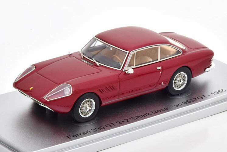 KESS 1/43 フェラーリ 330 GT 2+2 1965 シャークノーズ 1965 レッドメタリック 250台限定Kess 1:43 FERRARI 330 GT 2+2 1965 SHARK NOSE 1965 RED MET LIMITED 250 ITEMS