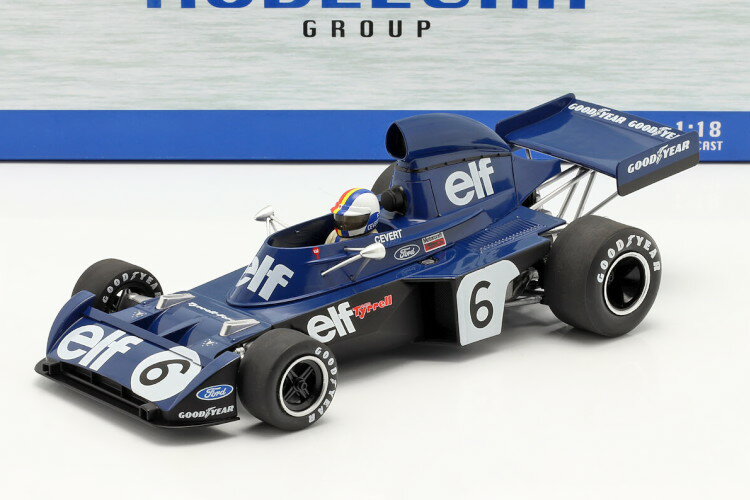 モデルカーグループ 1/18 ティレル 006 #6 2nd ベルギーGP フォーミュラ1 1973 フランソワ・セベールModelcar Group 1:18 Tyrrell 006 #6 2nd Belgian GP formula 1 1973 Francois Cevert