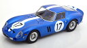 KK-Scale 1/18 フェラーリ 250 GTO #17 ル・マン24時間 1962KK-Scale 1:18 Ferrari 250 GTO No 17 24h Le Mans 1962 Roberts/Grossman