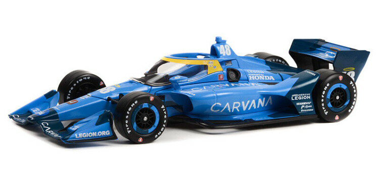 Greenlight 1/18 ホンダ #48 チップ・ガナッシ・レーシング インディカー シリーズ 2022 ジミー・ジョンソンGreenlight 1:18 Honda #48 Chip Ganassi Racing IndyCar Series 2022 Jimmie Johnson