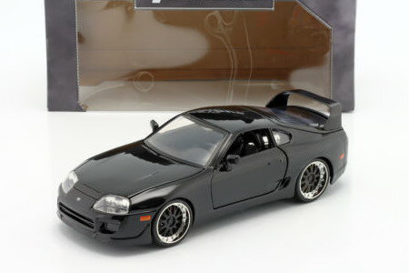 ジャダトイズ 1/24 トヨタ スープラ マーク4 ワイルド スピード5 2011 ブラック 開閉Jadatoys 1:24 Toyota Supra Mk IV Fast Furious 5 (2011) black