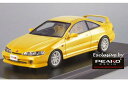 ピーコ 1/43 ホンダ インテグラ タイプR 1995 (DC2) サンライトイエロー カスタマイズカラーバージョン 100台限定PEAKO MODEL 1:43 Honda INTEGRA Type R 1995 (DC2) Sunlight Yellow Customized Color Version Limited Edition 100pcs.