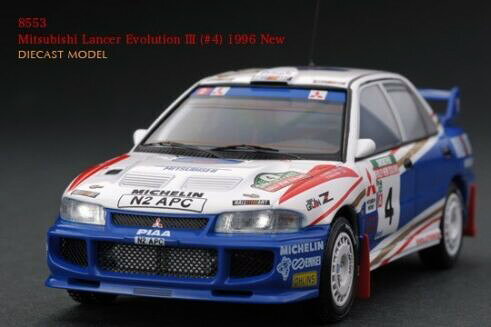 Other - HPI RACING 1/43 三菱 ランサー エボ3 #4 ニュージーランドラリー 1996HPI RACING 1:43 Mitsubishi Lancer Evo3 #4 New Zealand Rally 1996