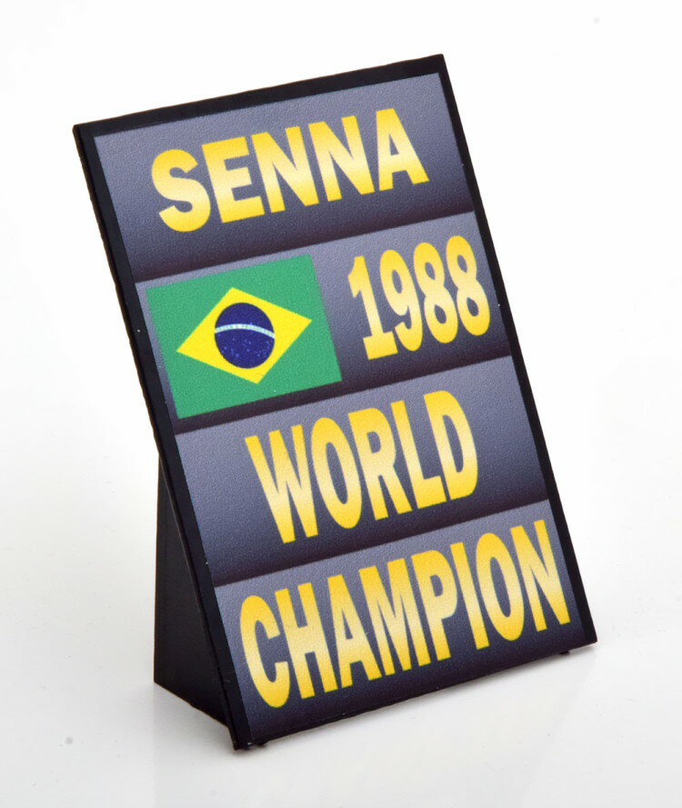 F1 レジェンド 1/18 ピットボード ウェルトマイスター 1988 セナF1 Legends 1:18 Pitboard Weltmeister 1988 Senna