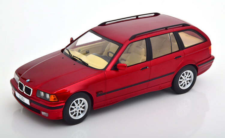 MCG 1/18 BMW 3er E36 c[O bh^bNMCG 1:18 BMW 3er E36 Touring redmetallic