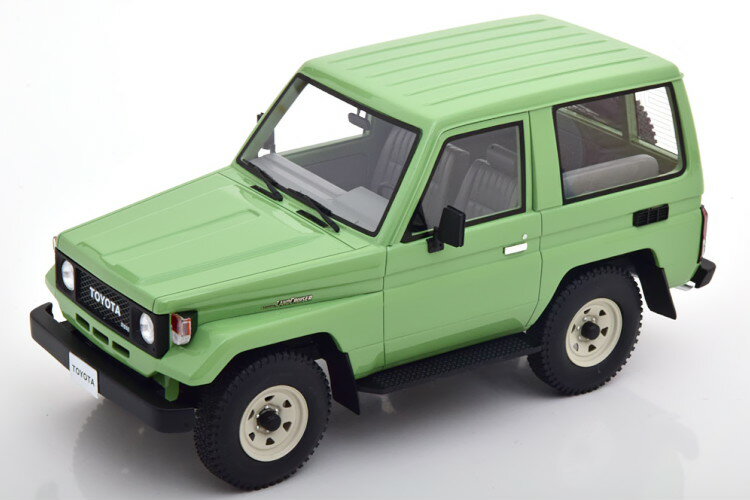 Cult Scale 1/18 ȥ西 ɥ롼 󥯥 BJ70 1984-1989 饤ȥ꡼Cult Scale 1:18 Toyota Landcruiser BJ70 1984-1989 lightgreen